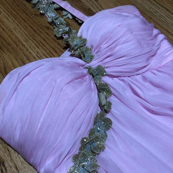 La Femme - Chiffon Cocktail Dress - Picture 4 of 7